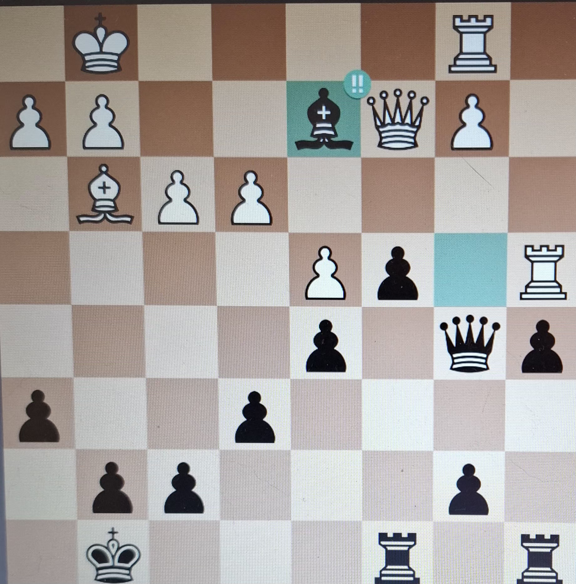 De Vrieze vond in loper d2 een prachtige zet en stelde Jansen voor enkele pitte keuzes.